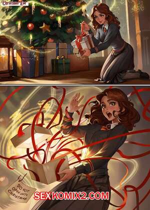 Порно комикс Harry Potter. Christmas Gift. Saneperson