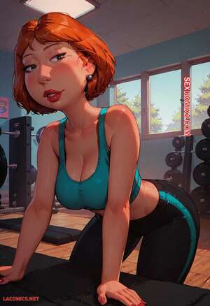 Порно комикс Lois and Her Personal Trainer. LowFireStudios