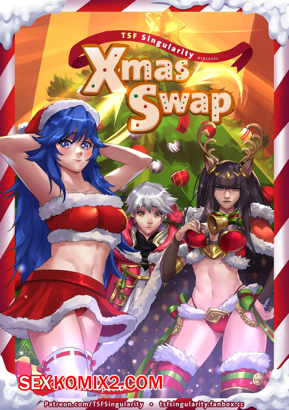 ✅️ Порно комикс Рождественский обмен. XMas Swap. Fire Emblem.  TSFSingularity секс комикс сисястая красотка брюнетка | Порно комиксы на  русском языке только для взрослых | sexkomix2.com