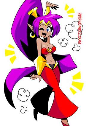 Порно комикс Shantae Collection. MojoMontebon.