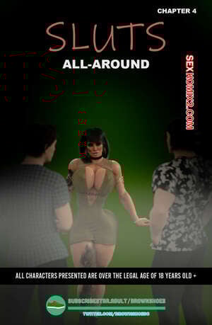 Порно комикс Шлюхи повсюду. Часть 4. Sluts All Around. Brown Shoes