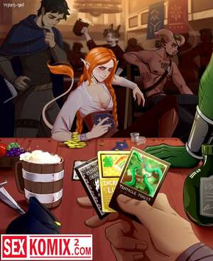 Порно комикс В карты на раздевание. Порно комикс В карты на раздевание.
